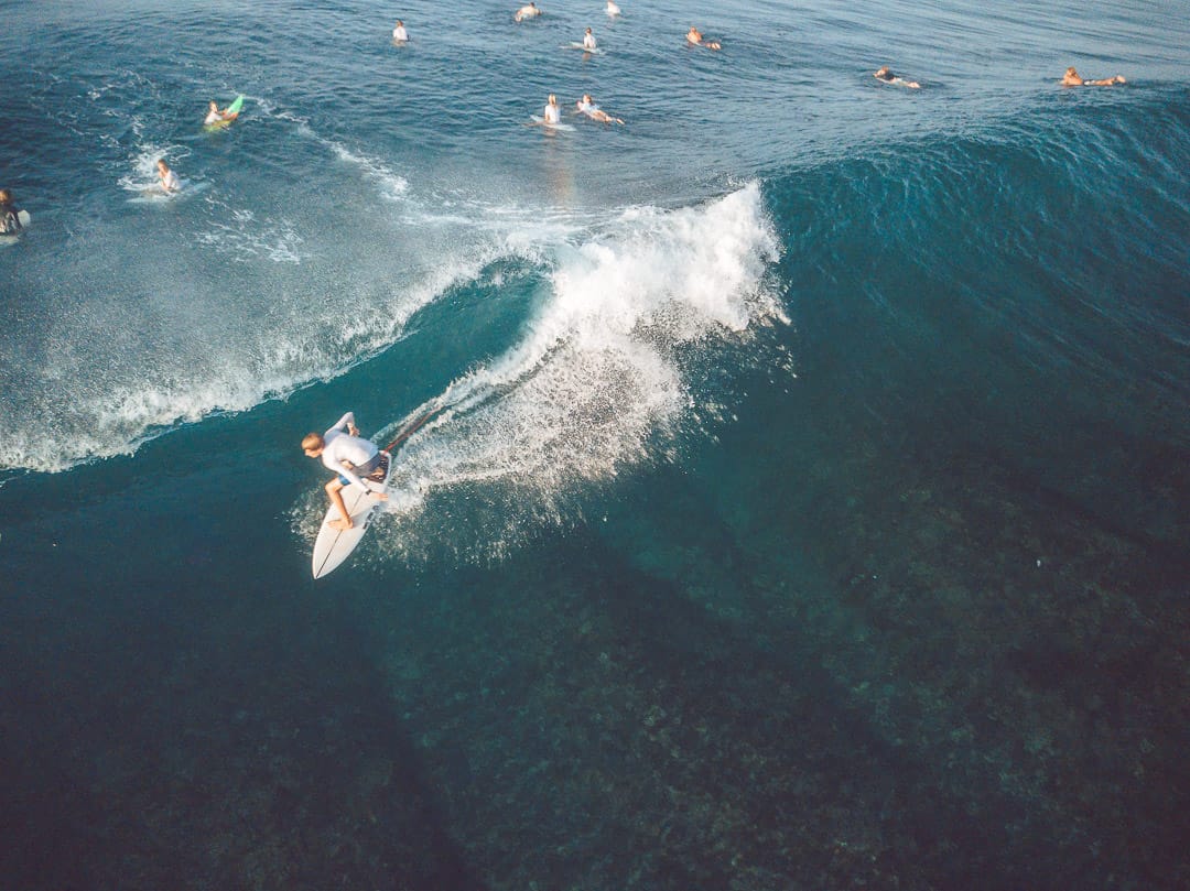 Gruppen Surfstunde in Bali