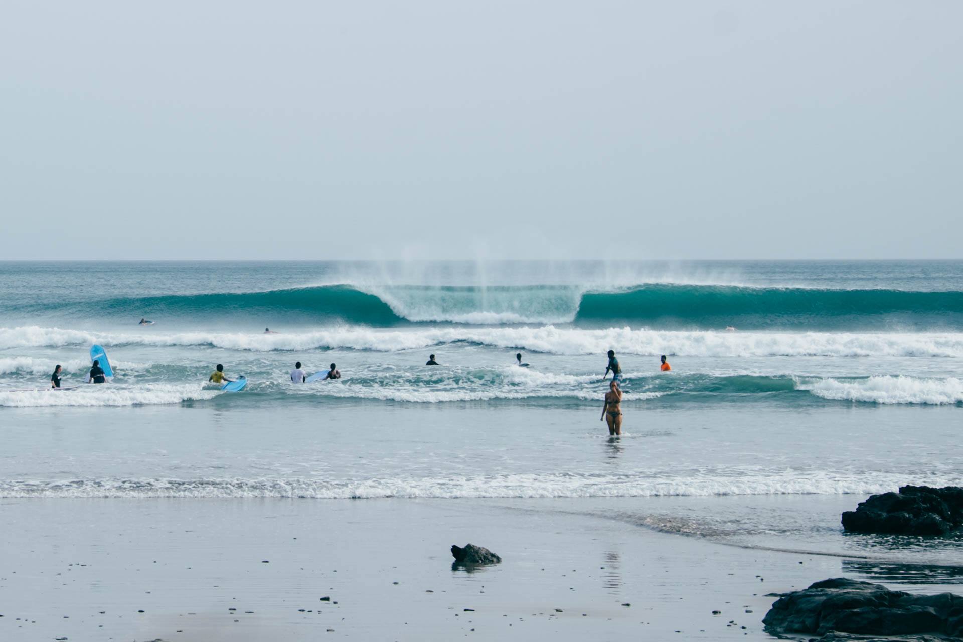 Surfing Playa Maderas Nicaragua - Beautiful Barrel
