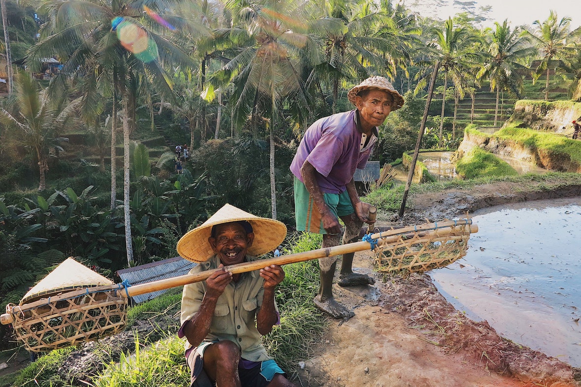 Fishermans in Bali