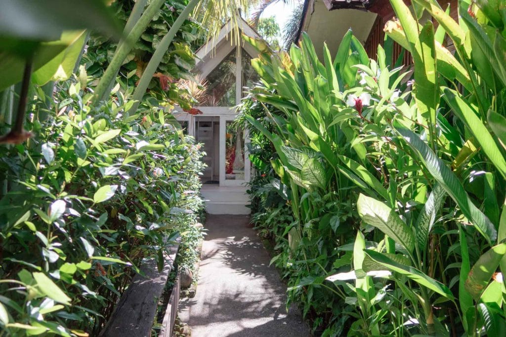 The main entrance to our amazing Bungalow in Bali
