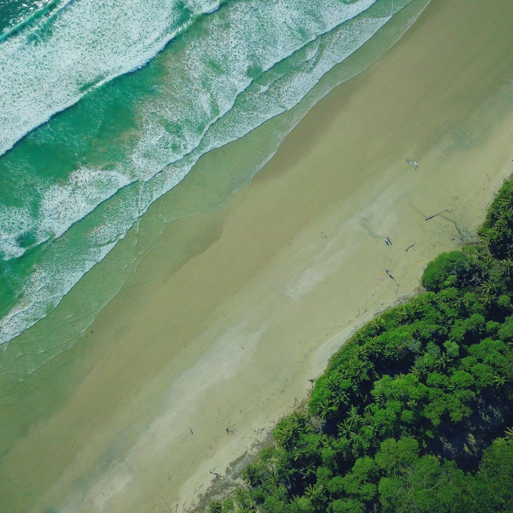 Santa Teresa surf beach in Costa Rica