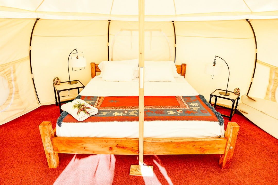 Private Glamping tent double bed in Nicaragua