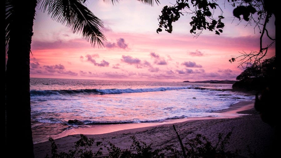 Sunset at Playa Santana